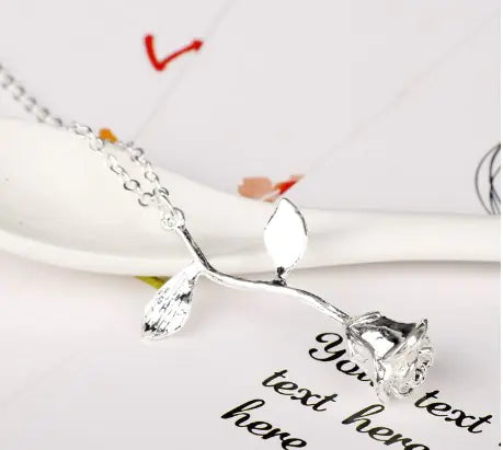 Rose Pendant Necklace