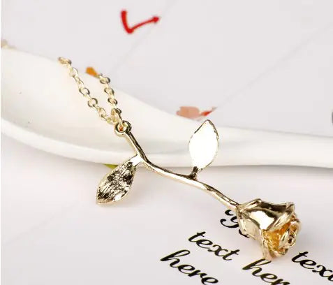 Rose Pendant Necklace